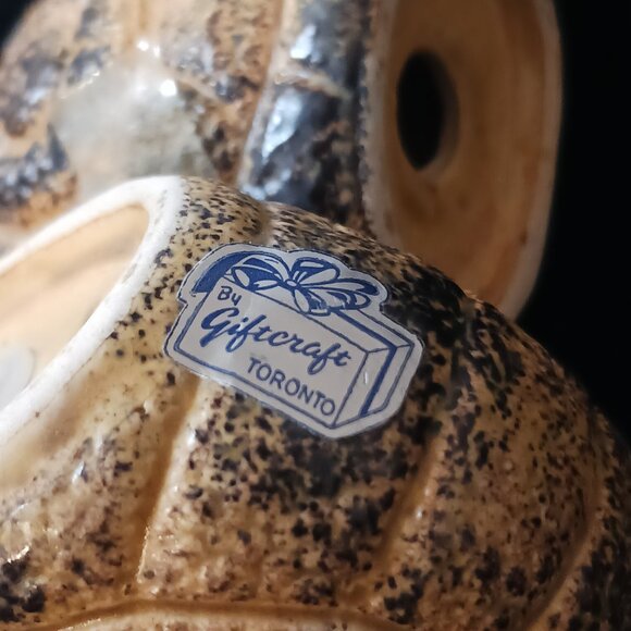 Vintage Snail S&P Shaker MCM Speckled Ceramic Kitchen Kitsch Cottagecore - Picture 13 of 13